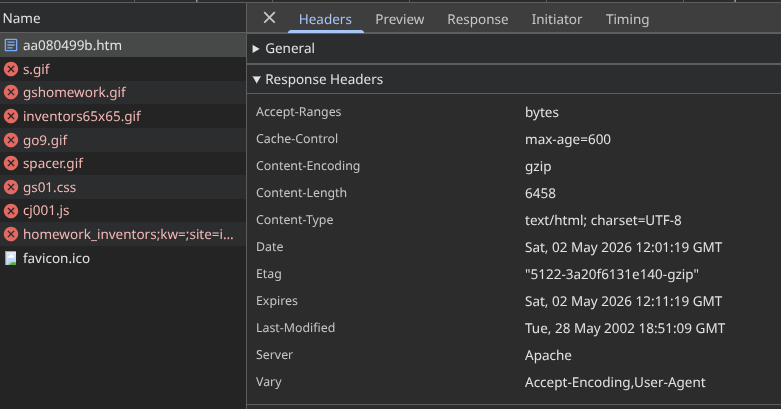 metadata screenshot